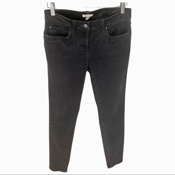 EILEEN FISHER Skinny Jeans Pants Corduroy Cotton Stretch Grey Size 4 - Picture 4 of 8